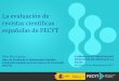 La evaluación de revistas científicas españolas de FECYT³n-de... · Fundación Española para la Ciencia y la Tecnología (FECYT) II JORNADAS INTERNACIONALES DE REVISTAS DE CIENCIAS