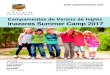Campamentos de Verano de Inglés Inazares Summer Camp 2017 · Campamentos de Verano de Inglés Inazares Summer Camp 2017 FECHAS 5 Campamentos con fechas a elegir del 2 al 29 de julio