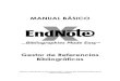 manual ENDNOTE 9marzo - Biblioteca UPNbiblioteca.ajusco.upn.mx/archivos/apa/gestores/pdf/manualEndnote… · EndNote es una base de datos para referencias e imágenes cuya función