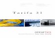 Tarifa 31 - openetics.com€¦ · Tarifa 31. OPENETICS es pionera en España en fabricar un programa completo de componentes para la instalación de redes locales de voz y datos