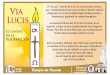 VIA LUCIS - diocesisdelaguaira · VIA LUCIS EL CAMINO DE LA RESURRECCIÓN Quédate en Casa El Via Lucis, "camino de la luz" es una devoción reciente que complementa el Via Crucis