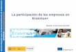 La participación de las empresas en Erasmus+ES_Universia.pdf · 1. Apoyar la adquisición de competencias y mejorar el desarrollo personal y las oportunidades de empleo. 2. Mejorar