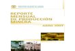 REPORTE MENSUAL DE PRODUCCIÓN MINERAintranet2.minem.gob.pe/web/archivos/ogp/publicaciones/revista-en... · REPORTE MENSUAL DE PRODUCCIÓN MINERA La producción de cobre aumentó