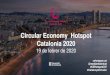 Circular Economy Hotspot Catalonia 2020 - La Xarxa en xarxaxarxaenxarxa.diba.cat/sites/xarxaenxarxa.diba.cat/... · • Cercar la . implicació de governs, empreses, centres tecnològics