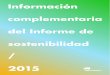 Información complementaria del Informe de sostenibilidad · 7 Introducción Inoración copleentaria del Inore de sostenibilidad 2015 / El Informe de sostenibilidad 2015 de Iberdrola