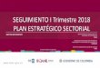 SEGUIMIENTO I Trimestre 2018 PLAN ESTRATÉGICO SECTORIAL · formulación y seguimiento de acciones de mejoramiento, actualización de los documentos del SGI especialmente en los procesos
