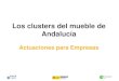 Los clusters del mueble de Andalucíaasociacionacema.com/wp-content/uploads/2018/05/MUEBLE-Lineas … · Definir bien el negocio Entender negocio y sus claves Rentabilidades, márgenes