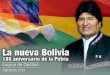 Bolivia Ministerio de Comunicación · 3 “Bolivia Cambia, Evo Cumple” ejecutó 4.580 proyectos Desde el 2007, año en que fue creado el programa “Bolivia Cambia, Evo Cumple”,