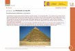 Lectura: LA PIRMIDE DE KEOPSblog.intef.es/leer.es/leer_comprender_matematicas/... · La inclinación de la pirámide obtenida a partir del cubo es sencilla de calcular, ya que la