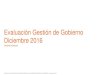 Evaluación Gestión de Gobierno Diciembre 2016 - GfK · © GfK 2016 | ENCUESTA DE OPINIÓN PÚBLICA: EVALUACIÓN GESTIÓN DE GOBIERNO | Diciembre 2016 45 44 38 38 36 36 54 56 61