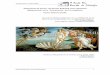 “Nacimiento de Venus” de Sandro Botticelli como …...En el caso que nos ocupa podemos reconstruir una historia: la de una metamorfosis pictórica, casi al estilo de Ovidio, que
