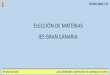 ELECCIÓN DE MATERIAS IES GRAN CANARIA...IES Gran Canaria Curso 2020/2021: Información de materias por niveles Llegamos a 2º de ESO Tipo de Asignatura Materias de 2º de la ESO Troncales