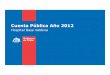 Cuenta Pública Año 2012...Consultorio de Especialidades Atención de Especialidades Año 2012 Controles y Nuevas Servicio de Salud Valdivia | Hospital Base Valdivia Total : 151.842