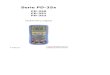 Manual de instrucciones para PD-350 / PD-351 / PD …Multímetro Digital Serie PD-35x 1 Descripción General 1.1 Características • Tr ansferencia de datos vía bluetooth, interacción