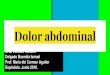Dolor abdominal - WordPress.com · 2018-06-14 · - Fosa iliaca derecha: Apendicitis, salpingitis, ostruión ileoeal - Fosa iliaa izquierda Intususepión del olon simoides, emarazo