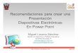 Recomendaciones para crear una Presentación Diapositivas ...... Secciones para la presentación electrónica de proyecto de la INGENIERIA ENCOMPUTACIÓN