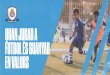 QUAN JUGAR A FUTBOL ÉS GUANYAR EN VALORS · 2019-05-15 · Entrena com ho fa el nostre futbol formatiu. Conﬁança En créixer com a jugador/a amb el RCD Espanyol de ˜arcelona