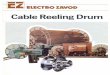 Cable Reeling Drum - Electro Zavod › pdf › Cable Reeling Drum.pdf · b) Cable Reeling Drum with counter weight drive The counter weight acts as the drive force and is suitable