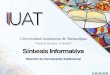 Presentación de PowerPointcecom.uat.edu.mx/si/si-26-09-2018-prensa.pdf · Lia Sotelo, Beatriz Rodríguez y Amayre Lozano, el repre- sentativo de la UAT compitió con cuatro quintetas