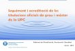 Presentació del PowerPoint - UPC€¦ · El seguiment i l’acreditació de les titulacions és un procés d’avaluació que fan els responsables de la titulació (equip directiu,