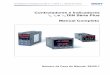 Manual Controladores WEST Série P 6100, 8100, 4100 portugues · Controladores e Indicadores de -DIN ¼, 1/ 8-DIN & 1/ 16 - Manual do Produto Soluções de Controle de Temperatura