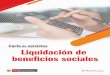 Carta de servicios Liquidación de bene˜cios sociales · 2019-03-11 · 2 | Liquidación de beneficios sociales Objetivos y fines El Ministerio de Trabajo y Promoción del Empleo