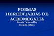 FORMAS HEREDITARIAS DE ACROMEGALIA · Acromegalia. Edad de diagnóstico de mixoma atrial, PPNAD, tumor tiroideo y LCCSCT en pacientes con (n:258) y sin mutación (n:95) en PRKAR1A