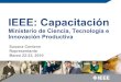 IEEE: Capacitación - Argentina.gob.ar · IEEE: Capacitación Ministeriode Ciencia,Tecnologíae InnovaciónProductiva. Susana Centeno. Representante. Marzo22-23, 2010. Una sociedad