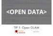 TIP 1- Open GLAM - Fesabid · Licencias CC Antes de abrir los recursos digitales es imprescindible que cada centro conozca qué licencias puede o quiere aplicar a cada uno de sus