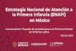 Estrategia Nacional de Atención a la Primera …...la Primera Infancia (ENAPI) en México Conversatorio: Paquete de prestaciones a la Primera Infancia en América Latina 18 junio