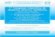 1° Congreso Argentino de - SAP · 2016-10-21 · 1° Congreso Argentino de Medicina Interna Pediátrica • 2, 3 y 4 de noviembre de 2016. I 1 I Índice ... autorizadas por los relatores