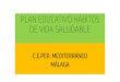 PLAN EDUCATIVO HÁBITOS DE VIDA SALUDABLEclubcientificobezmiliana.org/blog/wp-content/uploads/... · 2019-05-10 · LA DIETA MEDITERRÁNEA IDEAS PRINCIPALES: La cuenca mediterránea,