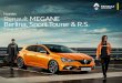 Nuevos Renault MEGANE Berlina, Sport Tourer & R.S. · Premium A medida, garantizan una protección total del suelo del habitáculo. Son fáciles de mantener y se fijan de forma muy