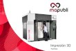 Presentación de PowerPoint - Mapubli › wp-content › uploads › 2020 › 03 › ... · Acabado con vinilo de fundición IMPRESIÓN 3D Tamaño: 440 x 94 x 430 cm. Escenografía