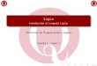 IntroducciónalLenguajeLógico ...elementosdeprogramacionylogica.web.unq.edu.ar/wp-content/...2020/04/01  · Unidad1-Clase1 Title Lógica - Introducción al Lenguaje Lógico Author