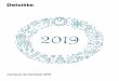 Compras de Navidad 2019 - Deloitte US...Compras de Navidad 2019 | La percepción del consumidor A la hora de definir las prioridades de compra en la temporada, la cena de Navidad ocupa