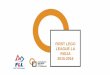 FIRST LEGO LEAGUE LA RIOJA 2015-2016 · Presentación de First Lego League La Rioja y del desafío. 2. Presentación de las actividades del curso 2015-2016. ... de 10 a 16 años,