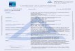 Cabolider€¦ · Certificate of Compliance Certificado de Conformidad Revisäo: 00 Review Revisión: 09/04/2020 Valid until Vá/ido hasta: Certificado N.O: Tijv 18.0845 Certificate