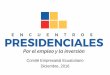 Comité Empresarial Ecuatoriano Diciembre, 2016 · 2. Agenda de competitividad y costos de producción 1. Agenda de competitividad: de largo plazo y construida conjuntamente. Diálogo