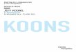 LA RÉTROSPECTIVE 26 NOVEMBRE 2014 - 27 AVRIL 2015 KOONS · 2018-02-10 · Jeff Koons inaugure également ici une nouvelle pratique : des articles de sport évoquant l’air et la