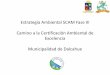Estrategia Ambiental SCAM Fase III Camino a la ...munidalcahue.cl/.../estrategia-ambiental-2014-2016.pdfCamino a la Certificación Ambiental de Excelencia Municipalidad de Dalcahue