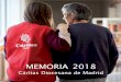 MEMORIA 2018 - Archidiocesis de Madrid · 2019-07-01 · pág 5 Querido lector, en tus manos tienes la Memoria del año 2018 de Cáritas Diocesana de Madrid. Un resumen de un año