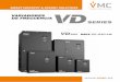 VARIADORES DE FRECUENCIA SERIES2 VMC presenta la nueva gama de variadores de frecuencia VD Series, destinados a aplicaciones generales, bombeo, ventilación y HVAC, con un diseño