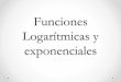 Funciones Logarítmicas y€¦ · Funciones Logarítmicas y exponenciales. Logaritmos de base a Definición Sea a un número real positivo distinto de 1. el logaritmo base a de x