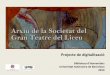 Projecte de digitalització - UAB Barcelona · Matèries: Arqueologia Arquitectura Art (general) Arts decoratives Col·leccionisme Dibuix Escenografia Escultura Gravat Indumentària