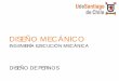 DISEÑO MECÁNICO INGENIERÍA EJECUCIÓN MECÁNICA · 2014-06-16 · NORMAS Y DEFINICIONES DE ROSCA. Diámetros y áreas de . roscas métricas . de paso grueso y fino . ... TUERCAS