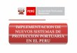IMPLEMENTACION DE NUEVOS SISTEMAS DE PROTECCION NUEVOS SISTEMAS DE PROTECCION PORTUARIA EN EL PERU