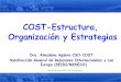 COST-Estructura, Organización y Estrategias...COST-Estructura, Organización y Estrategias Dra. Almudena Agüero CSO-COST Subdirección General de Relaciones Internacionales y con