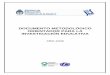 DOCUMENTO METODOLÓGICO ORIENTADOR PARA LA … · El Documento Metodológico Orientador para la Investigación Educativa es una publicación elaborada en el marco de la Coordinación