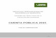 CUENTA PÚBLICA 2015 - ORFIS Veracruz I/V… · CUENTA PÚBLICA 2015 INFORME DEL RESULTADO DE LA FISCALIZACIÓN SUPERIOR 1. PRESENTACIÓN Este informe revela el resultado de la Fiscalización
